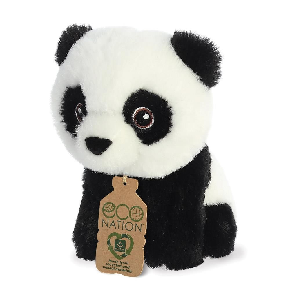 Pluche dieren knuffels panda van 13 cm