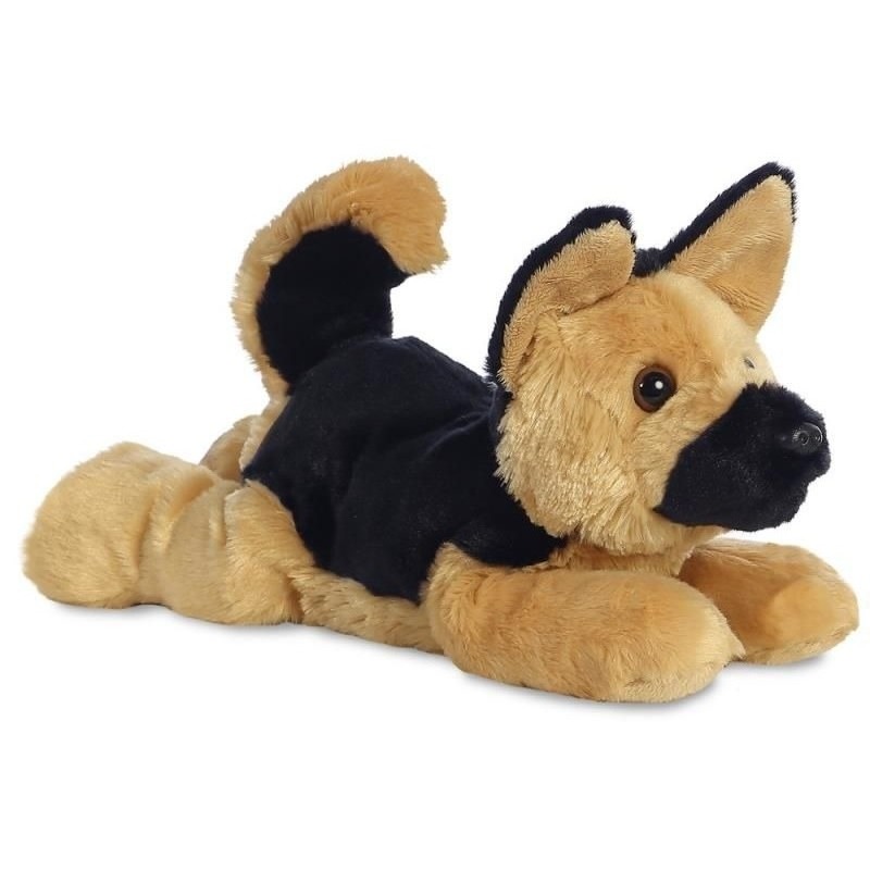Pluche Duitse herder honden knuffel 30 cm speelgoed