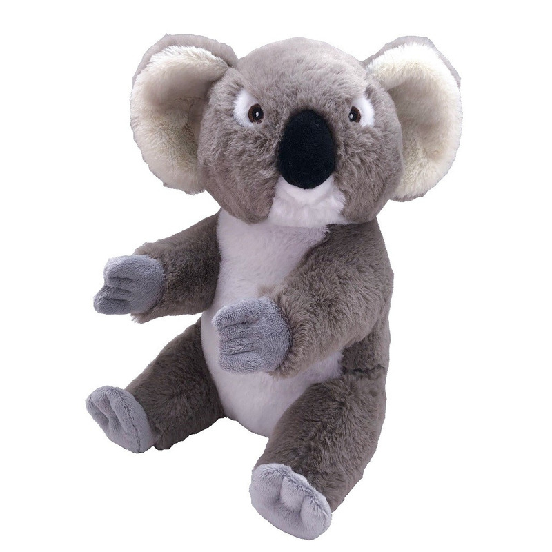 Pluche grijze koala beer-beren knuffel 30 cm speelgoed