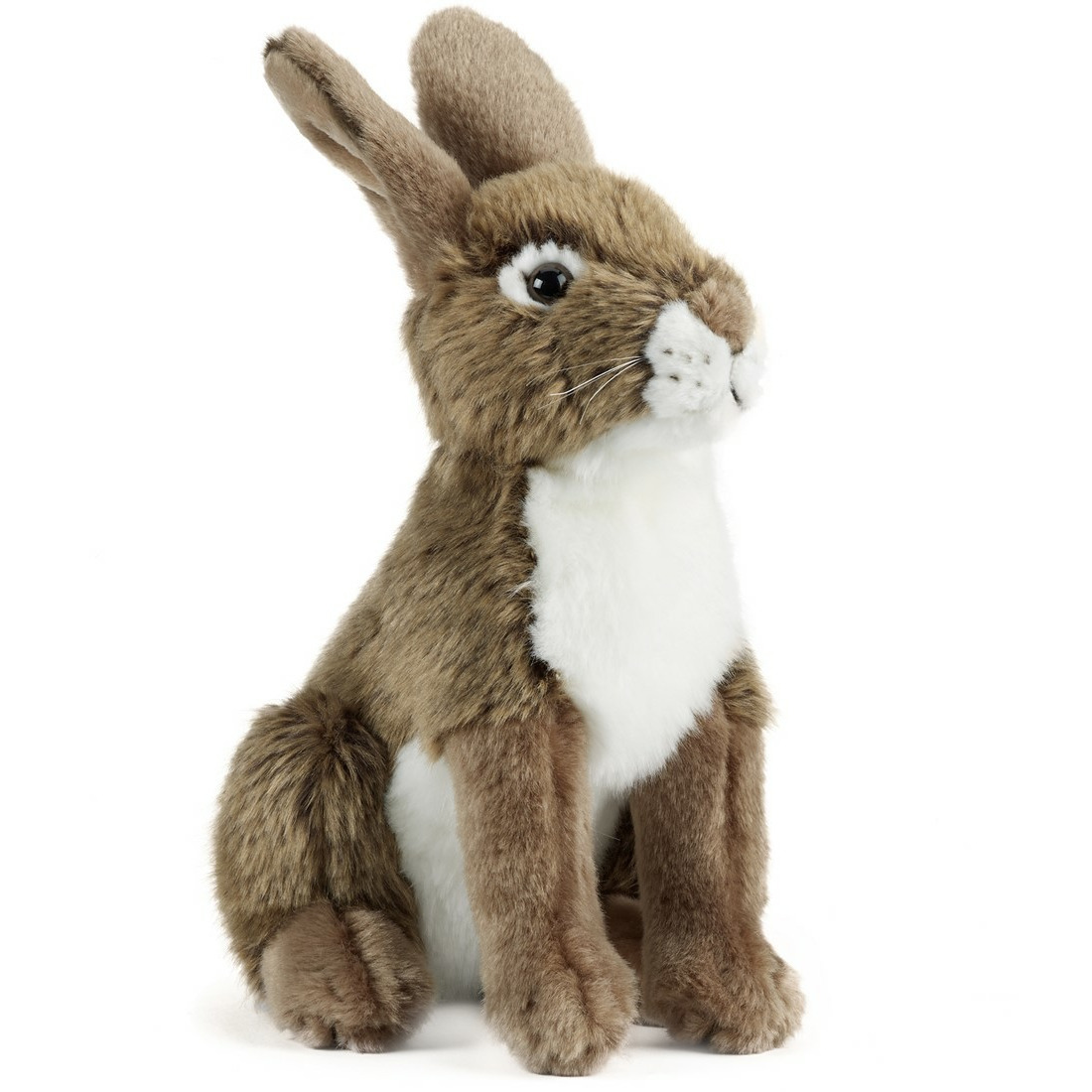 Pluche konijn-haas knuffel zittend 30 cm speelgoed