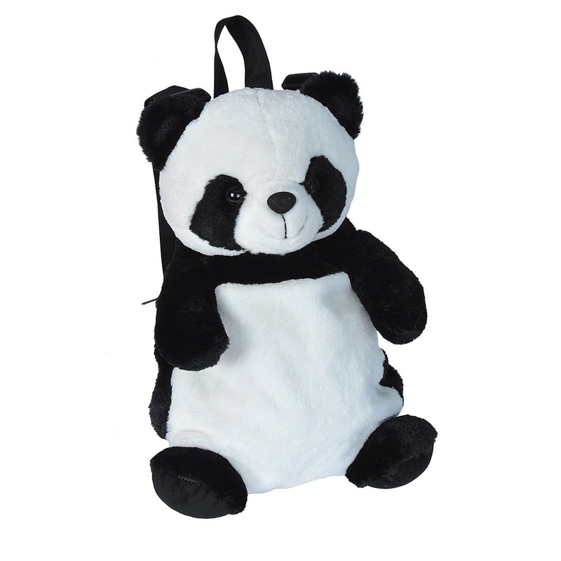 Pluche panda beer rugzak-rugtas knuffel 33 cm