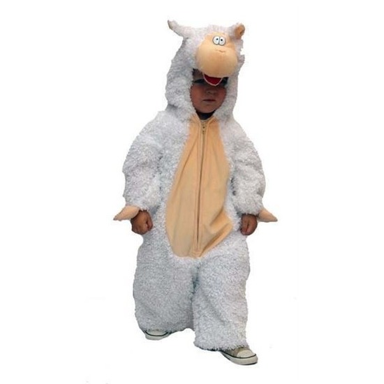 Pluche schaap-lammetje verkleed kostuum voor kinderen