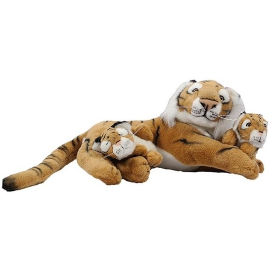 Pluche tijger knuffel 46 cm