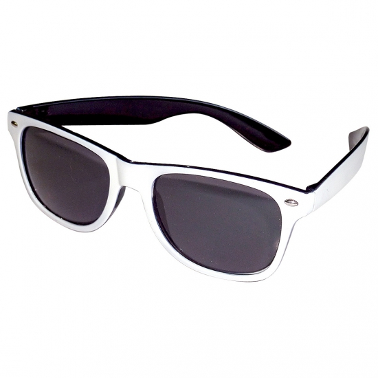 Retro feestbril zwart-wit