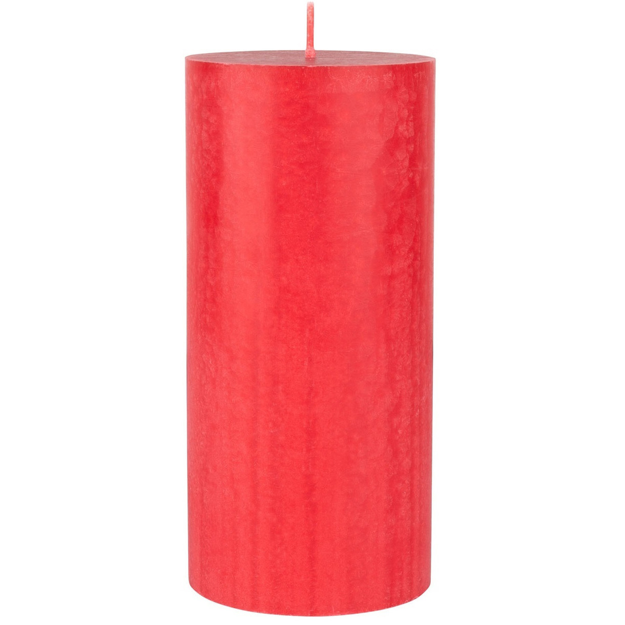 Rode cilinderkaarsen/ stompkaarsen 15 x 7 cm 50 branduren