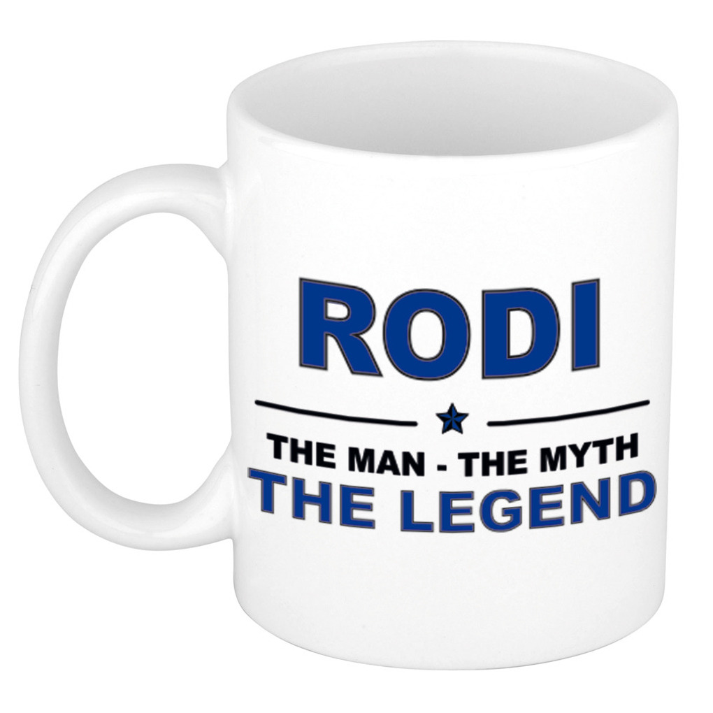 Rodi The man, The myth the legend cadeau koffie mok-thee beker 300 ml