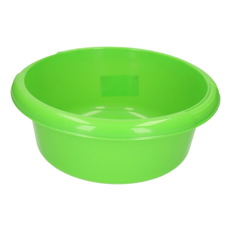 Rond afwasteiltje-afwasbak groen 6,2 liter