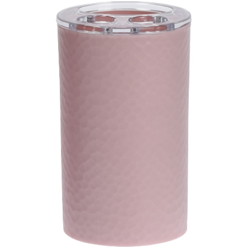 Roze tandenborstel houder 11 cm