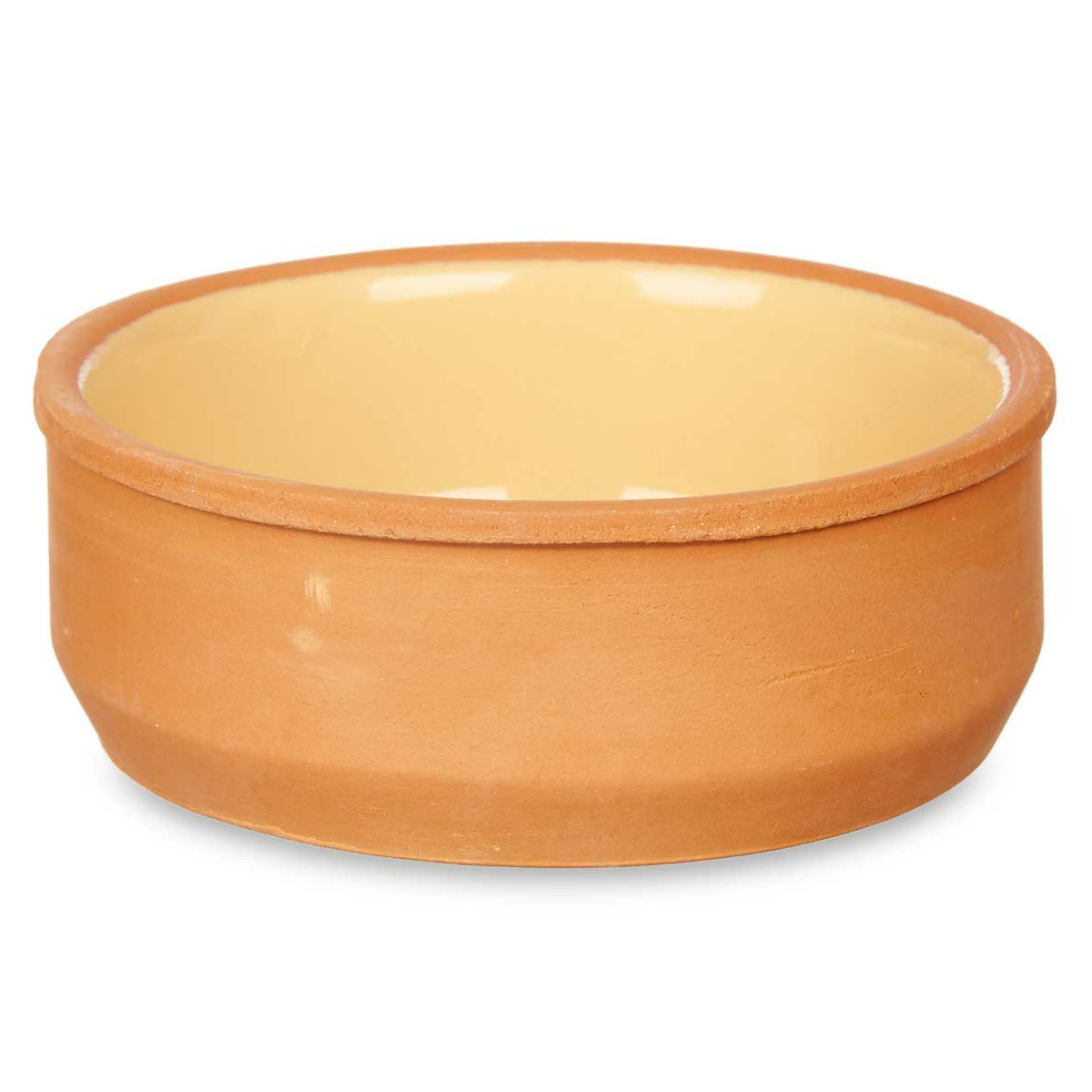 Set 6x tapas-creme brulee serveer schaaltjes terracotta-geel 12x4 cm