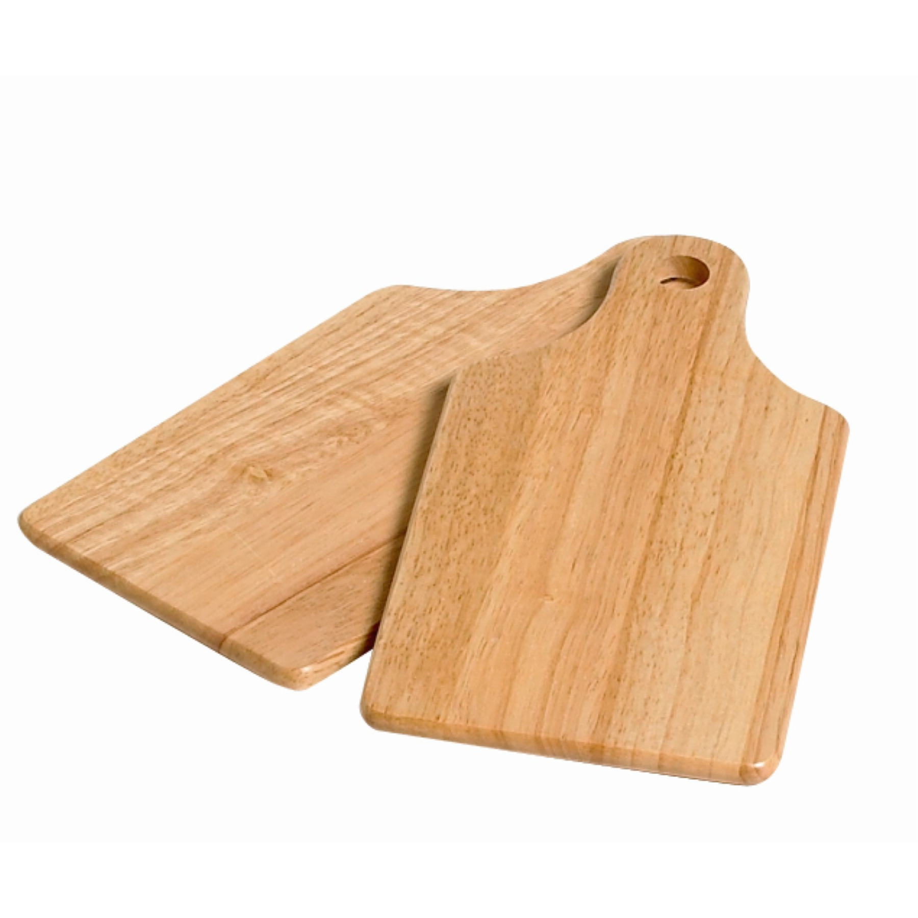Set van 2x stuks snijplanken-serveerplanken-broodplanken van hout 28 x 14 cm