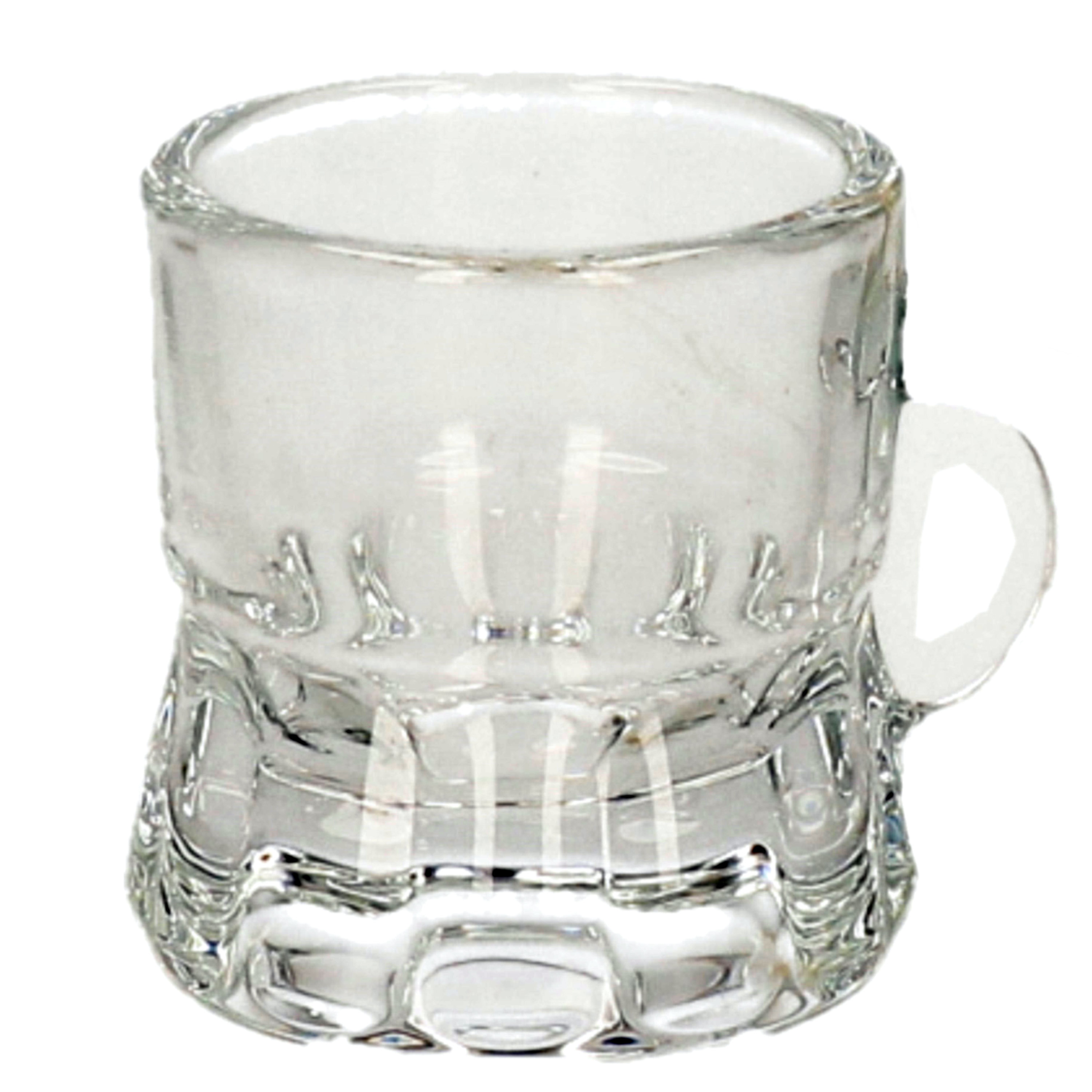 Shotglas vorm bierpul glaasje-glas met handvat 2cl