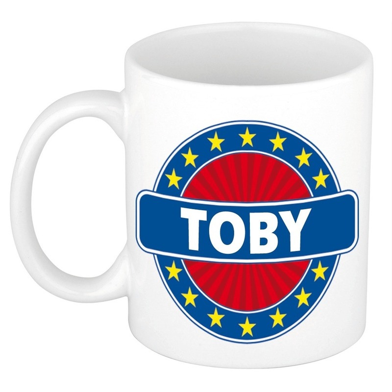 Toby naam koffie mok-beker 300 ml
