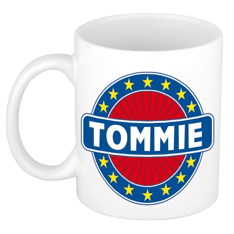 Tommie naam koffie mok-beker 300 ml