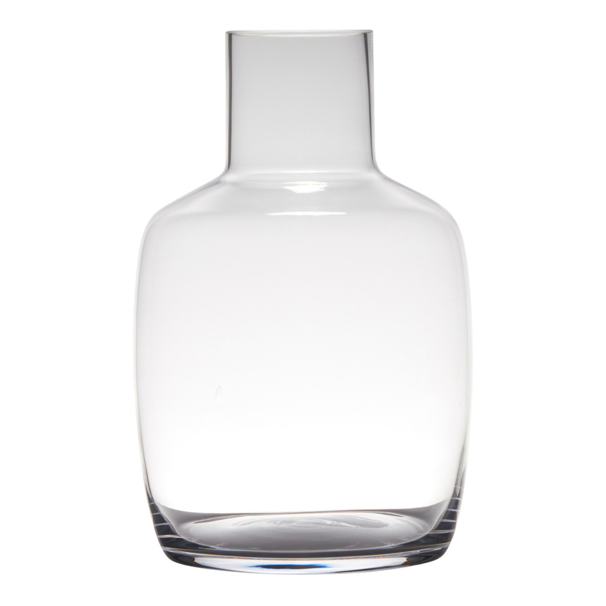 Transparante luxe vaas-vazen van glas 30 x 19 cm