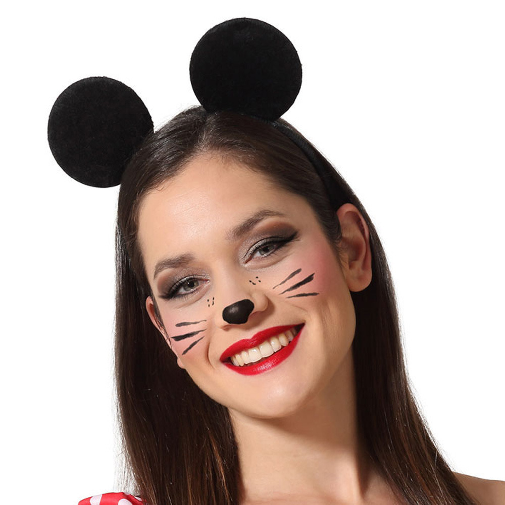 Verkleed diadeem muis-muizen oren-oortjes meisjes-dames Carnaval