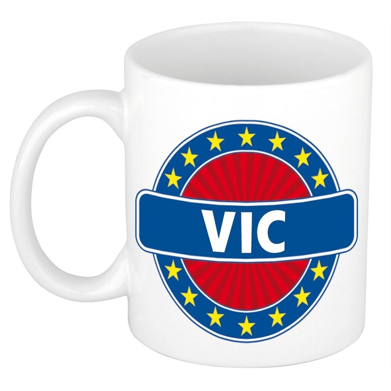 Vic naam koffie mok-beker 300 ml