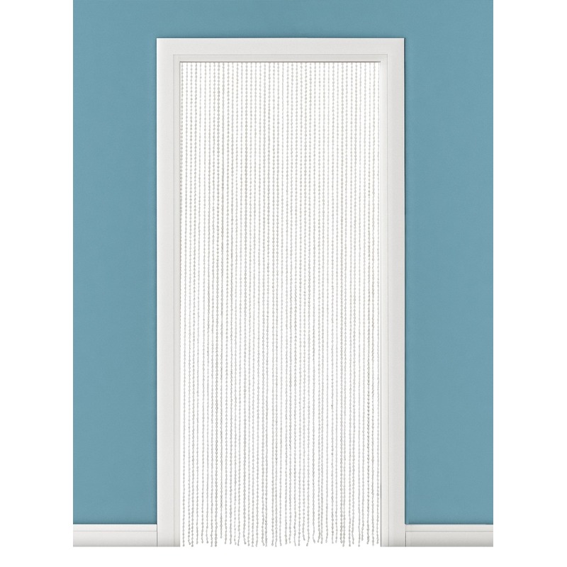 Vliegengordijn-deurgordijn PVC diamant transparant 90 x 200 cm
