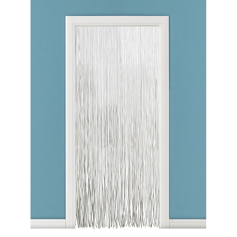 Vliegengordijn-deurgordijn PVC twist wit 90 x 220 cm