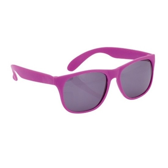 Voordelige paarse party zonnebril