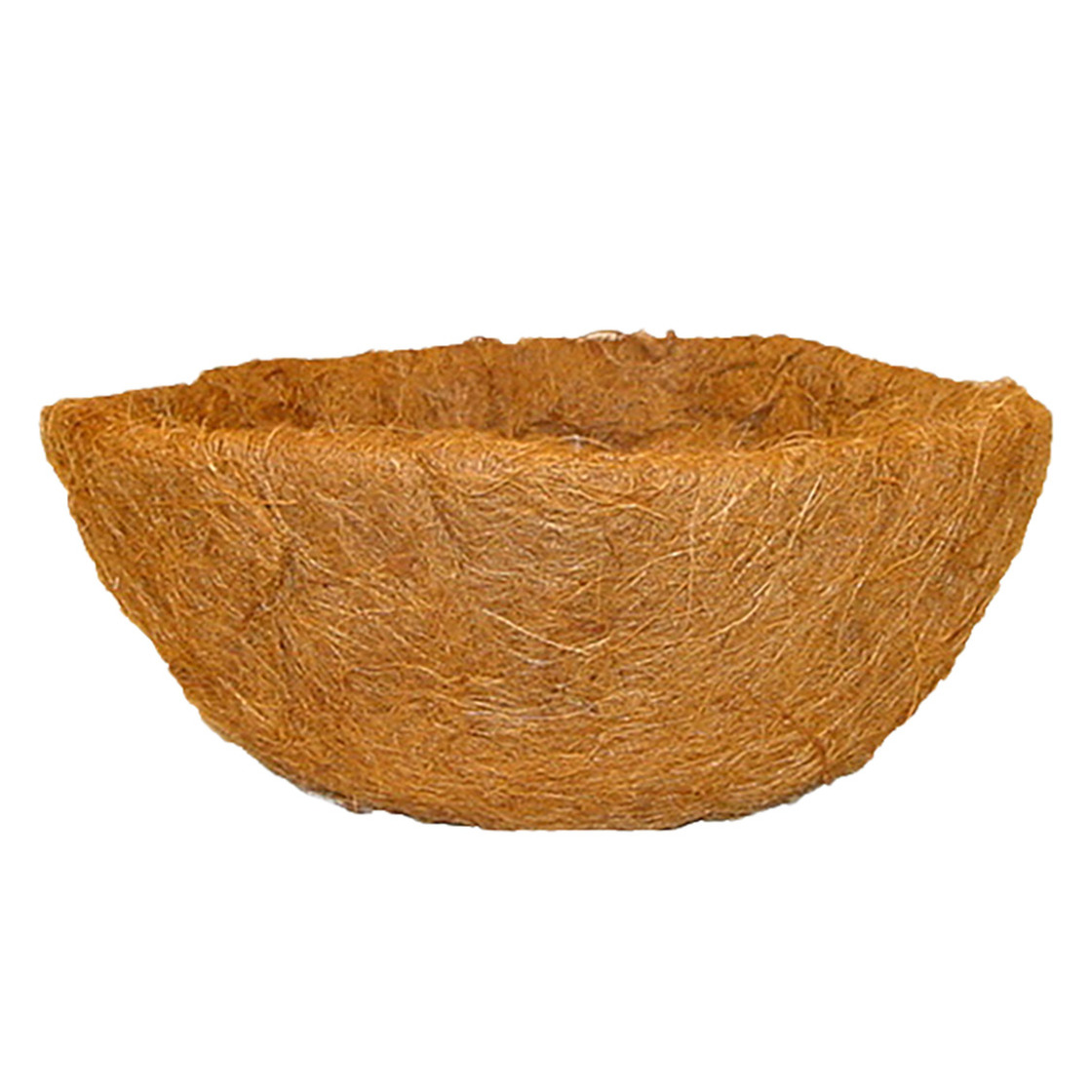Voorgevormde inlegvel kokos voor hanging basket 40 cm kokosinleggers rond
