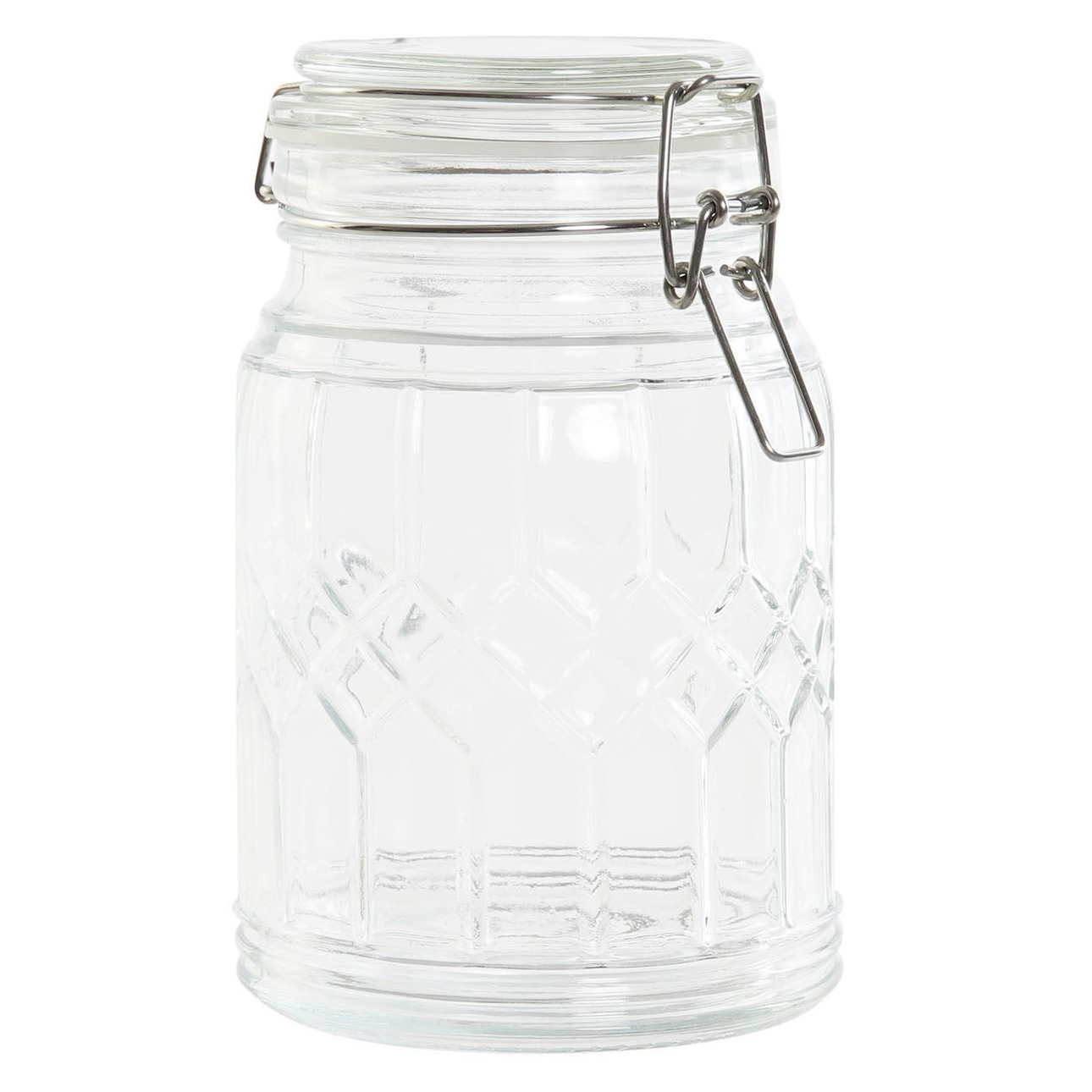 Voorraadpot-weckpot 710 ml glas met metalen beugelsluiting