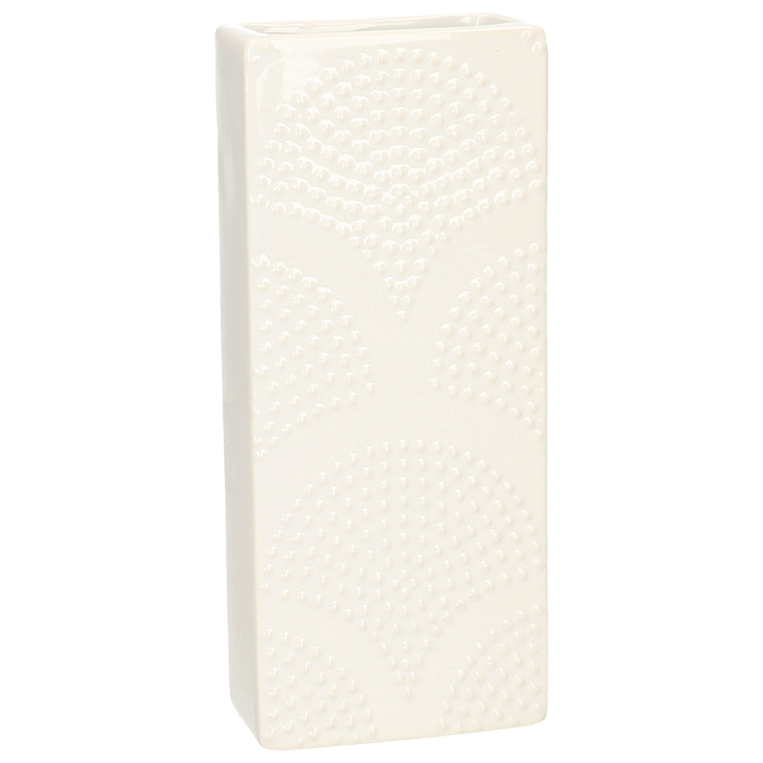Waterverdamper ivoor wit keramiek 400 ml radiatorbak luchtbevochtiger 7,4 x 17,7 cm