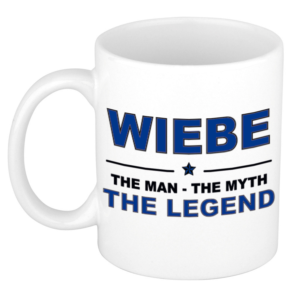 Wiebe The man, The myth the legend cadeau koffie mok-thee beker 300 ml