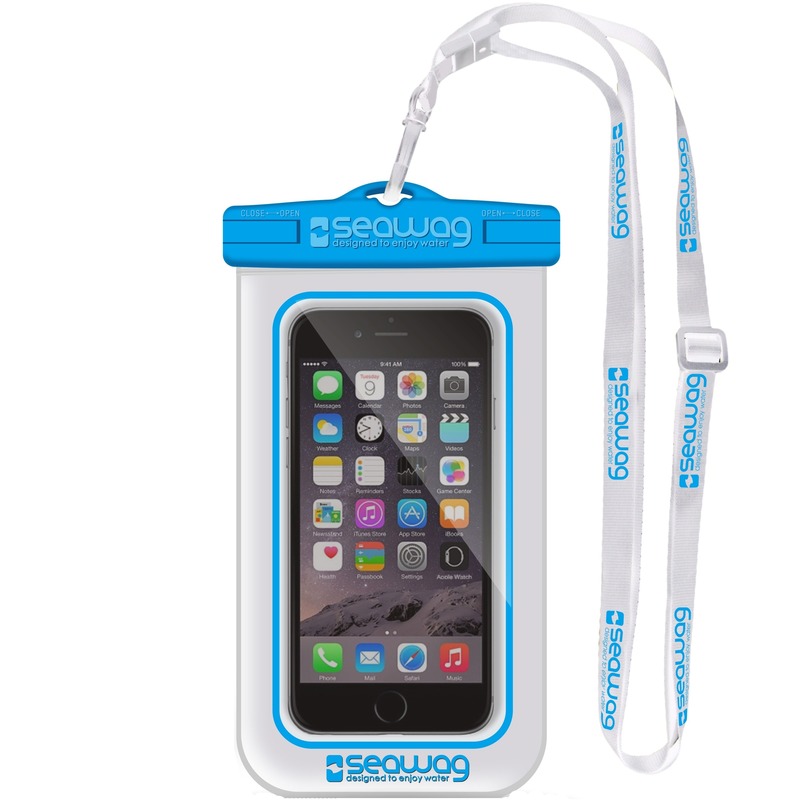 Witte-blauwe waterproof hoes voor smartphone-mobiele telefoon