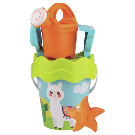 Alpaca/llama beach bucket/sandbox play set for kids