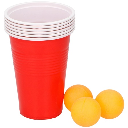 Beer pong game 9 pieces