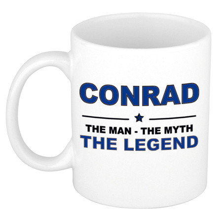 Conrad The man, The myth the legend name mug 300 ml