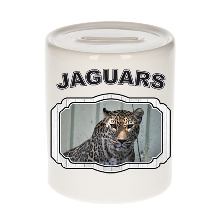 Animal jaguars money box white 300 ml