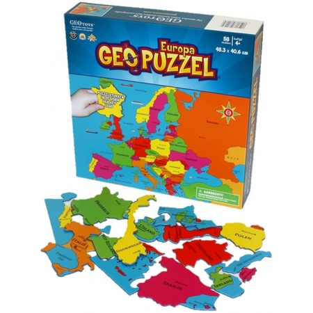 Europe puzzle for kids