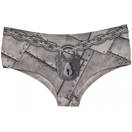Fun underwear padlock print for women