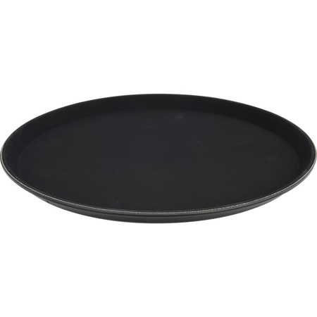Black tray with anti-slip coating