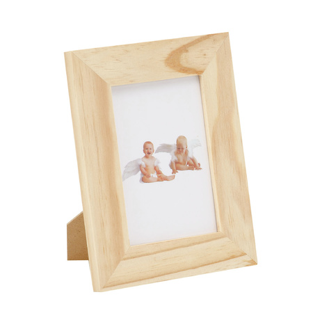 Wooden photo/picture frames 13 x 17 cm DIY arts and crafts materials