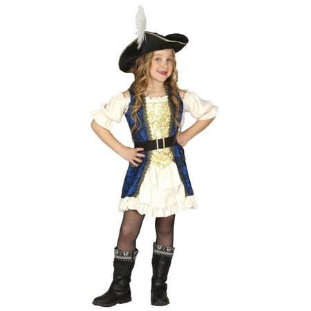 Captains pirate suit for girls