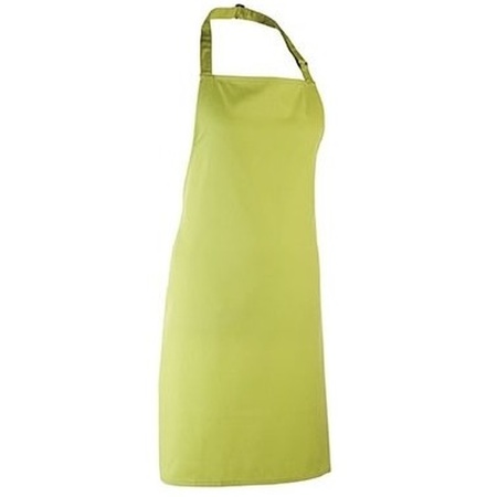 Apron for adults lime
