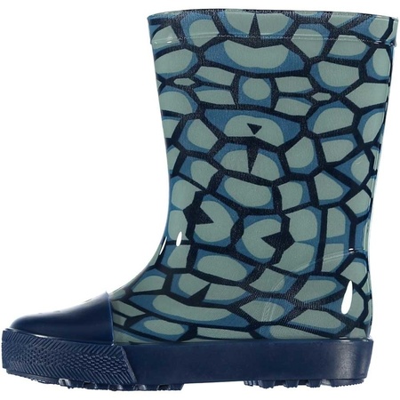Kids rain boots with reptiles print