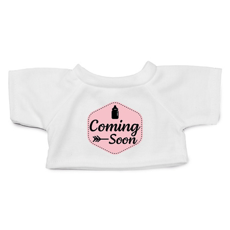 Coming soon Teddybear with t-shirt girl