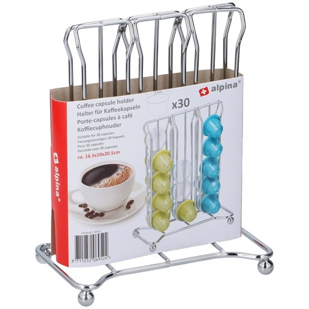 Coffee cups holder for 30 capsules