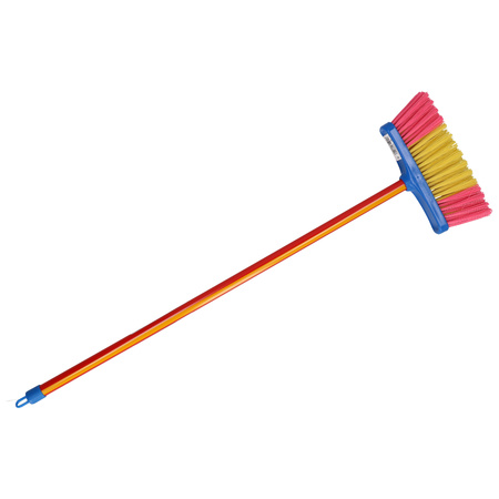 Toy cleaning set dustpan and dustpan red with colored broom