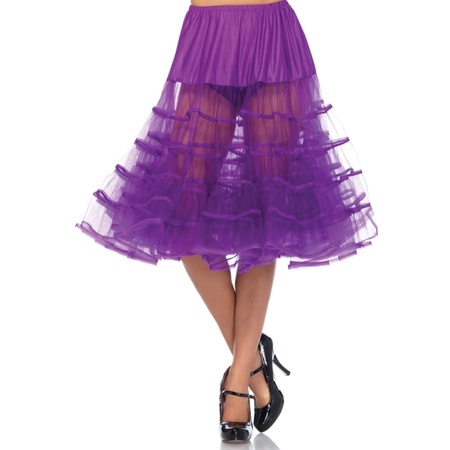 Long bright purple petticoat for ladies