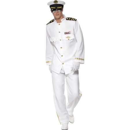 Deluxe captain costume for men