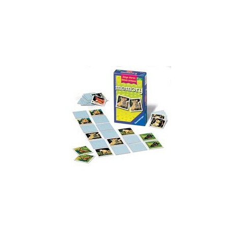 Memory game young animals
