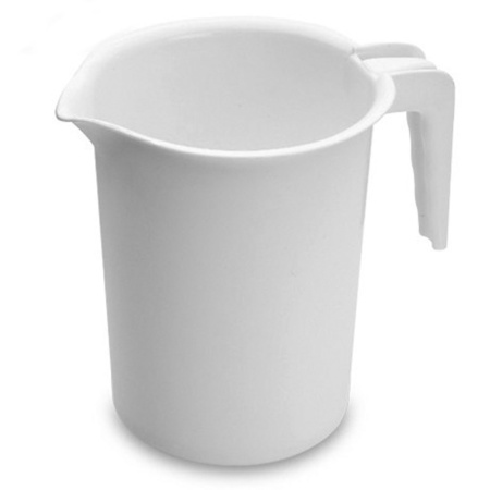Mixing/maatbeker cup 1.2 liter white
