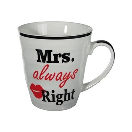 Bed table and Coffee cup set - Mr. Right and Mrs. Always Right - Valentines gift for him/her.