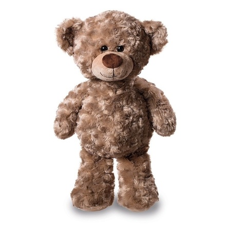 Coming soon aankondiging jongen pluche teddybeer knuffel 24 cm