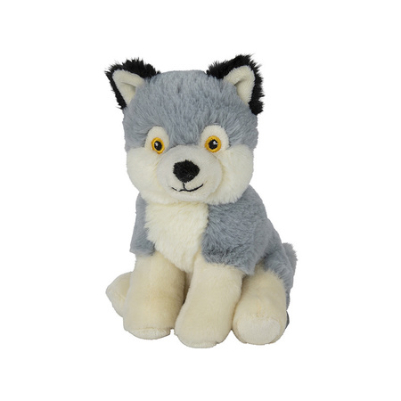 Soft toy animal wolf 16 cm