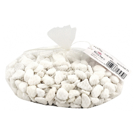 White pebbles/stones 1x kilo
